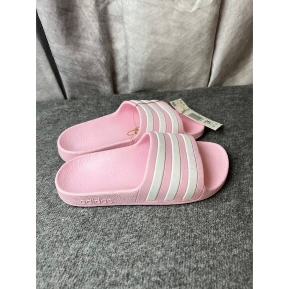 Adidas Adilette Aqua K Almost Pink Color Sandals Toddler Size 13K FY8072 NEW - Picture 4 of 7